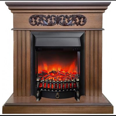 Электрокамин Кари LO с очагом Fobos