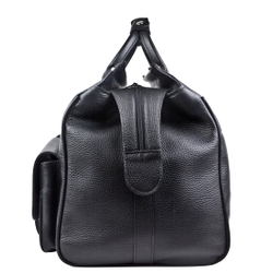 Кожаный саквояж Fabriano black (арт. 4008-01)