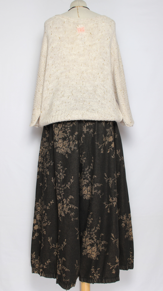 ДЖЕМПЕР "КИМОНО БУКЛЕ ЗОЛОАЯ НИТЬ" бежевый, св.бежевый, графит до р.54