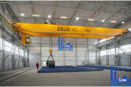 Кран мостовой двухбалочный 45т
