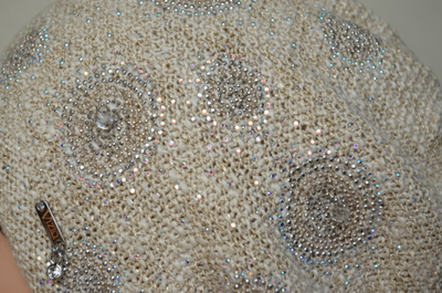 Фото берета с камнями Сваровски vizio италия лето 2019