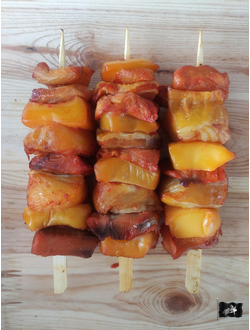 Шашлык ассорти Кета/Зубатка/Кальмар х/к