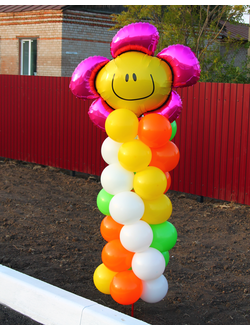 стойка ромашка с улыбкой