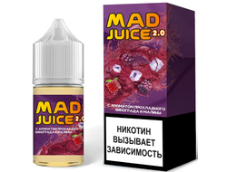 MAD JUICE 2.0. SALT (STRONG) 30ml - ПРОХЛАДНЫЙ ВИНОГРАД И МАЛИНА