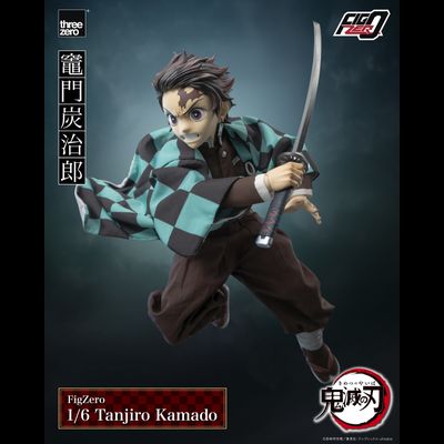 Танджиро Камадо ("Клинок, рассекающий демонов") - Коллекционная фигурка 1/6 Demon Slayer Tanjiro Kamado (3Z06670W0) - Threezero