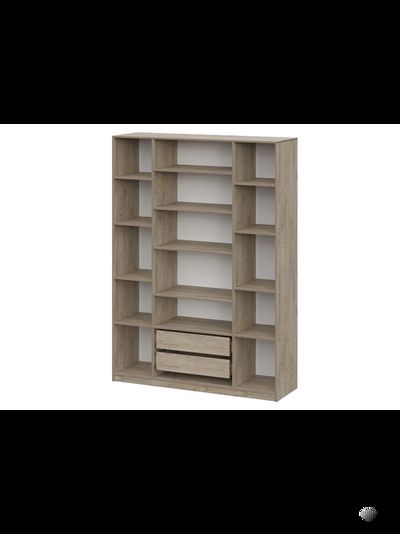 ШК 5 1600 шкаф четырехстворчатый распашной Дуб Эндгрейн/Меланж