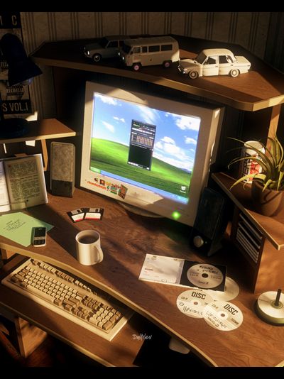 холст "Мой компьютер"