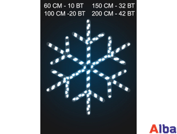 Световое панно Снежинка - 2 0,6 м