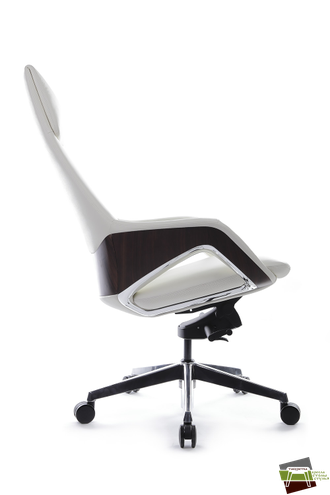 Кресло Aura FK005-A Белый (6207) натуральная кожа