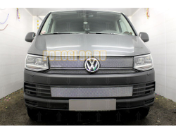 Защита радиатора Volkswagen T6 (Transporter,Multivan,Caravelle), (TrendLine) 2015- chrome низ