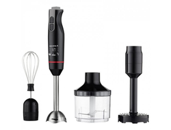 Блендер погружной SUPRA HBS-799 800Вт, измельчит 500мл,венчик,3 насадки