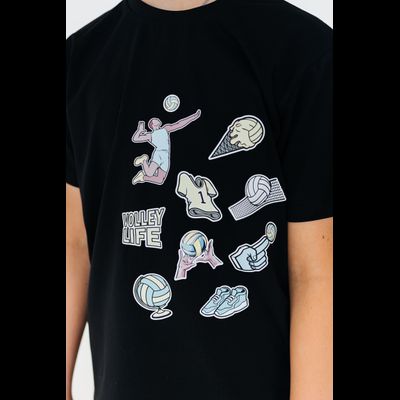 Футболка повседневная Volleylife (со стикерами) размер 42-48