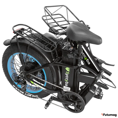 Электровелосипед SYCCYBA H1 (F10) DUAL 23AH синий