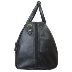 Кожаная дорожная сумка Normanno black (арт. 4007-01)