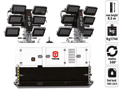 Передвижная мачта освещения TRIME X-Double 12х320 светодиодная