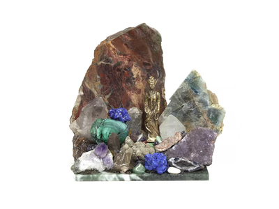 Самоцветная горка "Хозяйка медной горы", разные размеры