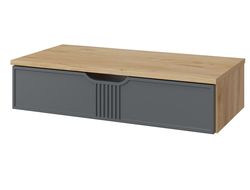 Прихожая ЭМИЛИЯ - Тумба подвесная ЭЛ-22 Дуб Крафт золотой/Графит