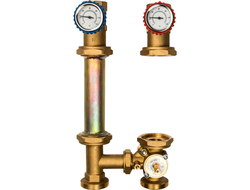 Насосная группа  STOUT с 3-х ходовым приводным смесителем 1" без насоса DN 32 Арт: SDG-0007-003201