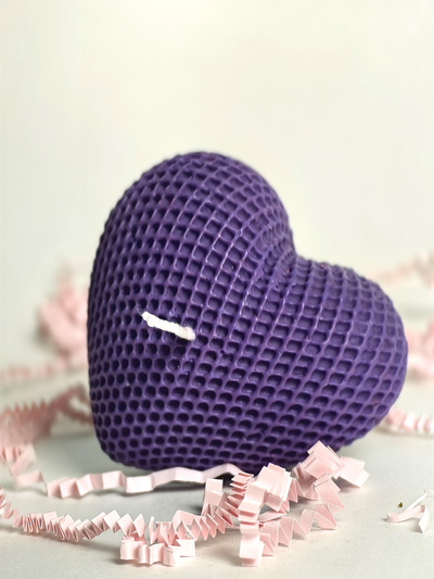 Свеча "Сердце" Фиолет