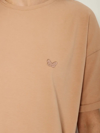 ЖЕНСКАЯ ФУТБОЛКА БЕЖЕВАЯ "ВОЗДУШНАЯ"