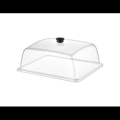 Поднос для выкладки GN 1/2 32,5*26,5*2,2 см. поликарбонат, прозрачный (крышка 76828-08SS, 76829-08SS)
