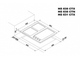 Газовая варочная панель Korting HG 631 CTX