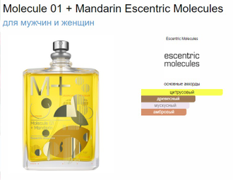 Molecule 01 + Mandarin Escentric Molecules