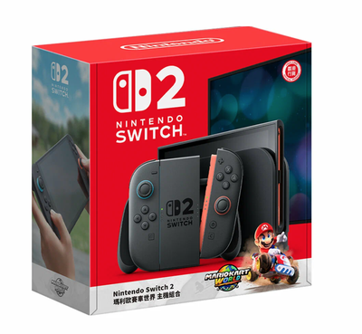 Игровая приставка Nintendo Switch 2 256 ГБ, Mario Kart World, черный
