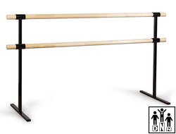 Переносной хореографический станок двухрядный Аллегро