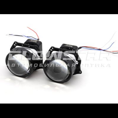 Билед модули Aozoom МИНИ-Q1 3.0 дюйма, 2 чипа, 5500K, 12V, 53W/62W, крепление 3R