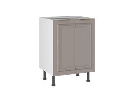 Кухня ФЬЮЖН - Стол С-60 2-дверный мокко