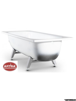 Стальная ванна Antika Антика 1.05 1.2 1.4 1.5 1.6 1.7 м с ножками в комплекте