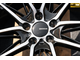 Комплект дисков R16 7,0J ET+40 5*100 Shogun RF-X Черный с полированными лучами и ободом (S220)