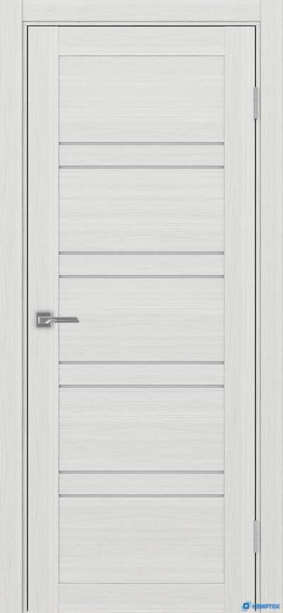 Дверь Оптима Порте царговая экошпон Турин 560 Ясень серебристый купить в Челябинске | КВИРТЕК