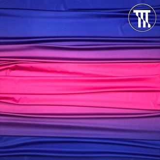 Бифлекс матовый градиент, цв. Фуксия + Ультрамарин синий