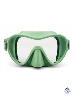 Маска для дайвинга Sargan "АГИДЕЛЬ KIDS" детская зеленый силикон