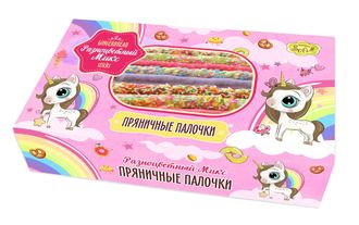 Пряничные палочки в глазури &quot;Разноцветный микс&quot;, 15 шт