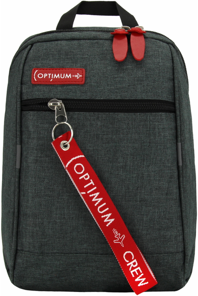Рюкзак с одной лямкой - сумка на грудь Optimum XXL RL, темно-серый