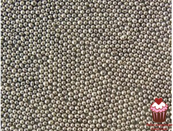 Посыпка СЕРЕБРЯНЫЕ шарики 2 мм, 50г