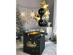 Коробка-сюрприз  "Фонтан со звёздами"