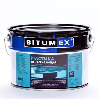 Мастика герметизирующая и приклеивающая BITUMEX, 10 кг