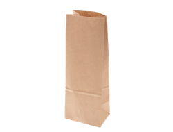 Крафт пакет 33х12х8 см под бутылку