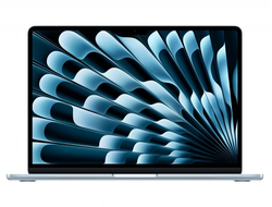 Apple MacBook Air 15 2025 (Apple M4, RAM 16 ГБ, SSD 256 ГБ, Apple graphics 10-core) - голубой