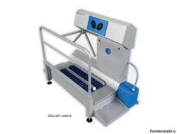 Санпропускник DZW-HDT-1000-R для дезинфекции рук и ног с контролем прохода (правосторонний)