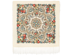 Павловопосадский платок Весеннее пробуждение 1874-0