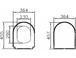 Тонкое сиденье с микролифтом, Vitra Integra Round, 110-003-019