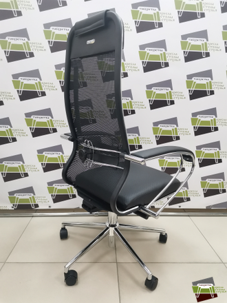 Кресло ErgoLife SynchroSit 10 B1-115K - Mesh(X2)+EcoLeather(Extra) /Um00/Wm12/K1cL(MS2.0Ch/M23.B23.G