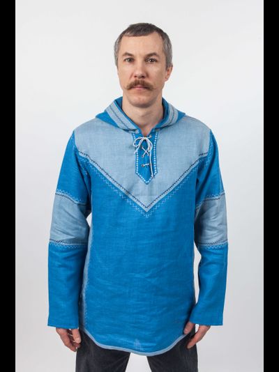 Рубаха с капюшоном "Витязъ" с Алатырем