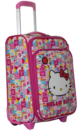Детский чемодан Hello Kitty (Хеллоу Китти) розовый