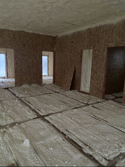 Утепление пола и подпола пенополиуретаном